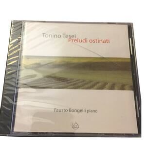 Vintage 2003 Prelude Ostinati by Tonino Tesei Factory Sealed in Plastic Music CD